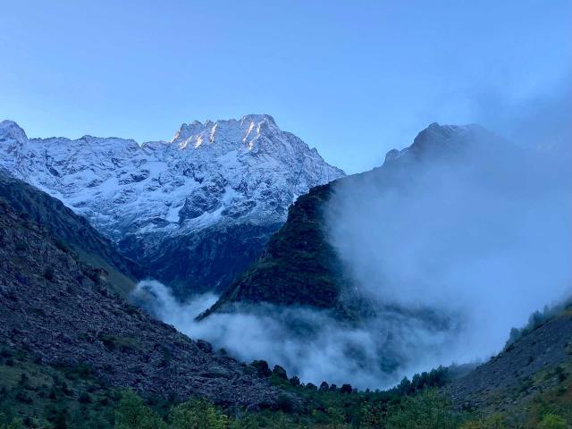 Vue Montagne Valgaudemar Refuge Du Gioberney