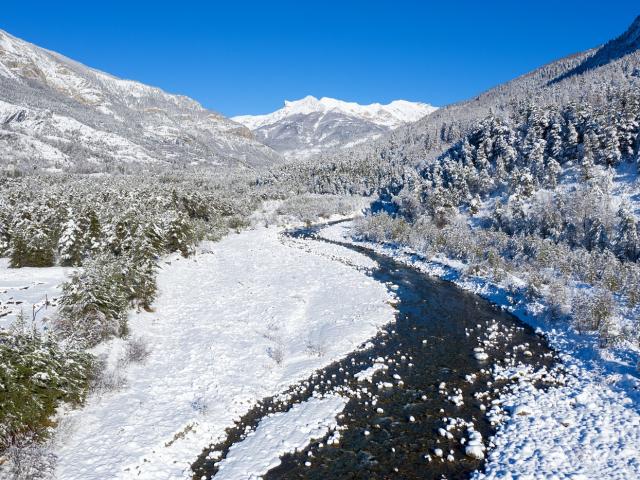 Colmars Les Alpes Et Entrevaux Sous La Neige Thibaut