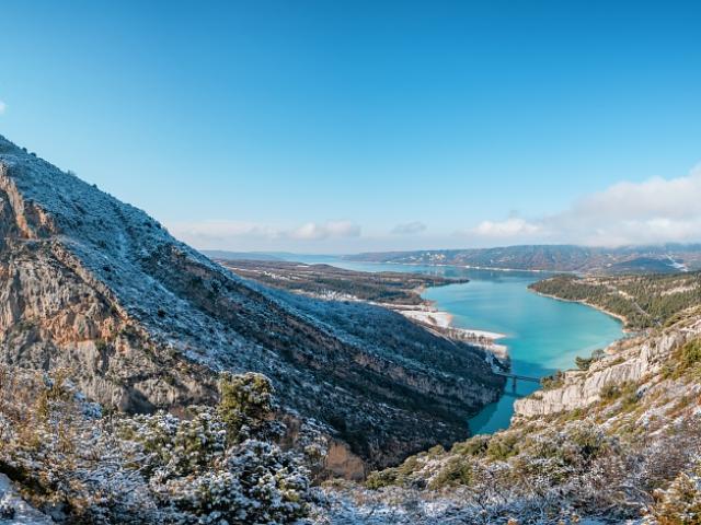 Lac Sainte Croix Du Verdon En Hiver