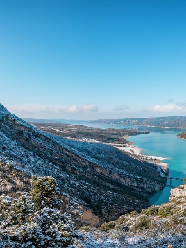 Lac Sainte Croix Du Verdon En Hiver