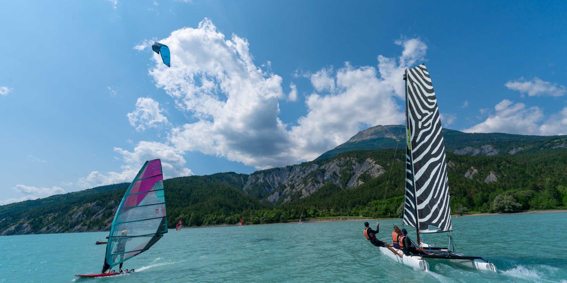 Voile Kitesurf Lac Serre Poncon