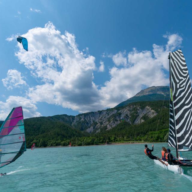 Voile Kitesurf Lac Serre Poncon