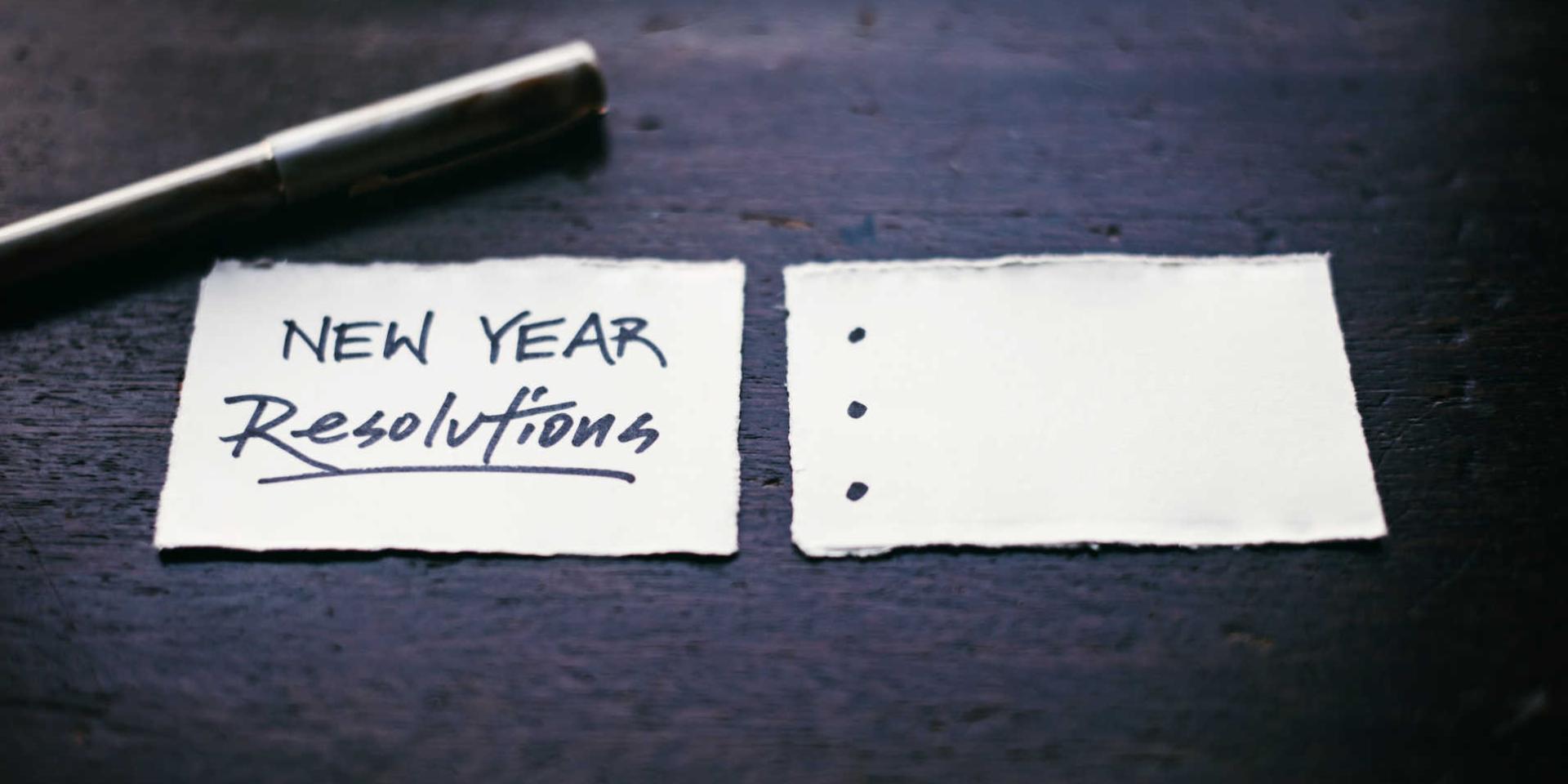 Bonnes Resolutions Nouvel An