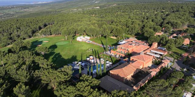 Vue Aérienne hôtel du Castellet Provence