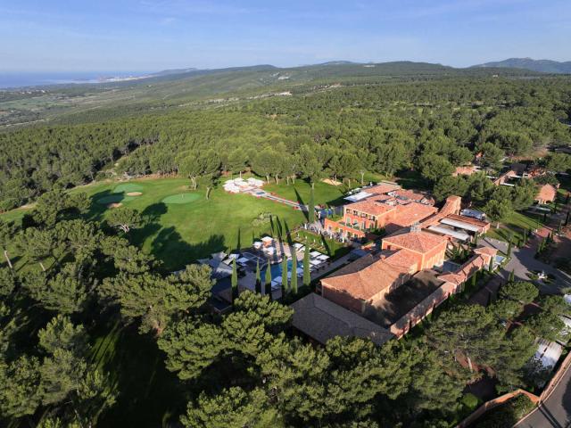 Vue Aérienne hôtel du Castellet Provence