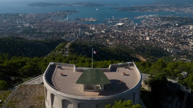 Mémorial du débarquement et de la libération de Provence.  Mont Faron, le 7 septembre 2022.