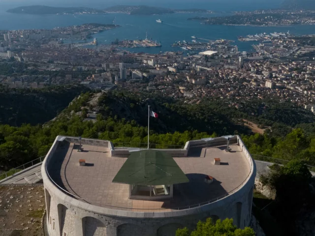 Mémorial du débarquement et de la libération de Provence.  Mont Faron, le 7 septembre 2022.
