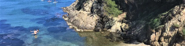 Plage Presqu'ile de Giens sur le sentier du littoral