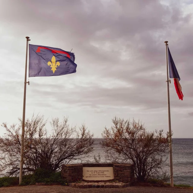 plaque Débarquement du 15 août 1944