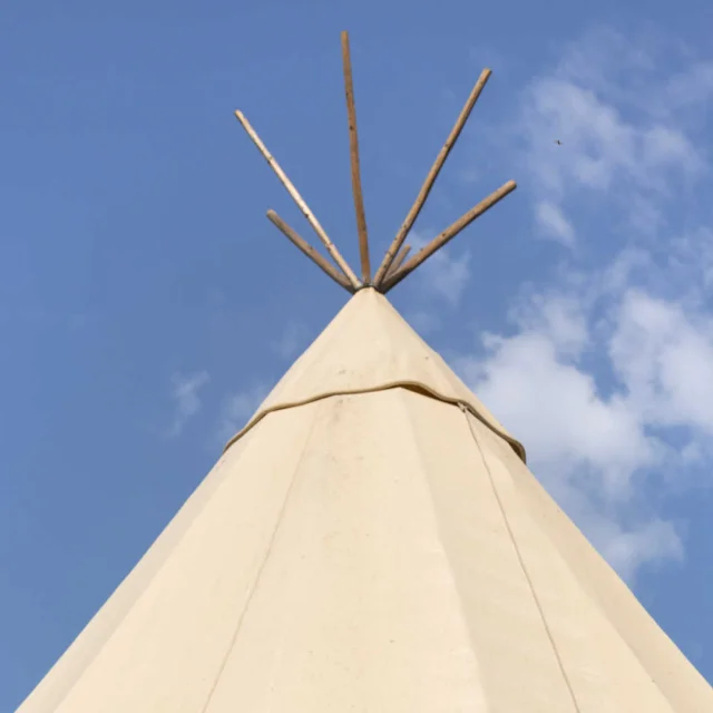 Tipi, hébergement insolite à la ferme