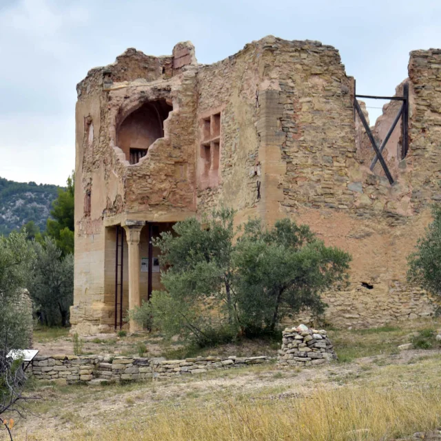 Die Ruinen des Manoir de la Pré Fantasti in Caromb