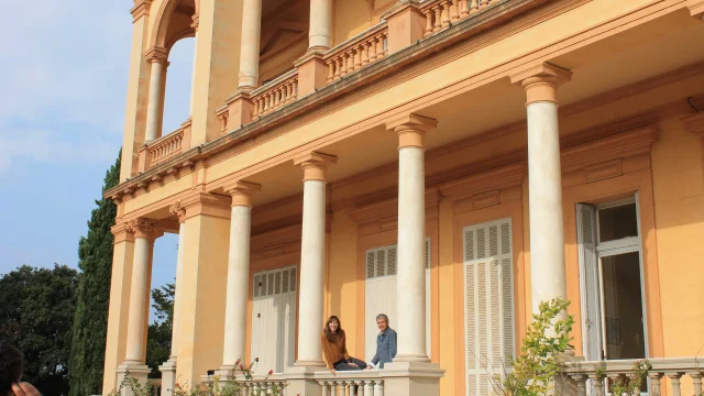 Die Fassade der Villa Aurelia in Fréjus