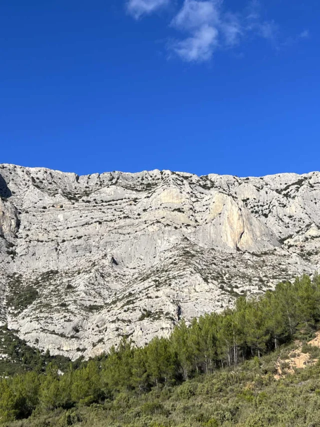 Sainte-Victoire mountain in fine weather