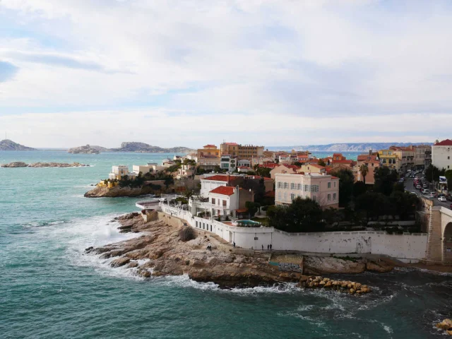 View from the fausse monnaie bridge at Malmousque, Marseille