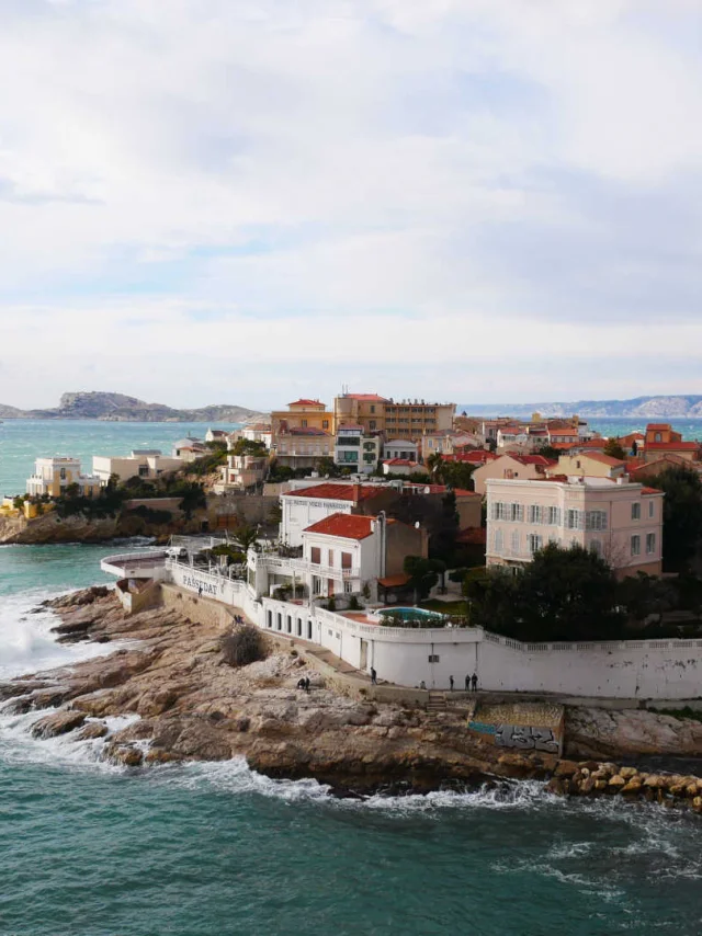 View from the fausse monnaie bridge at Malmousque, Marseille