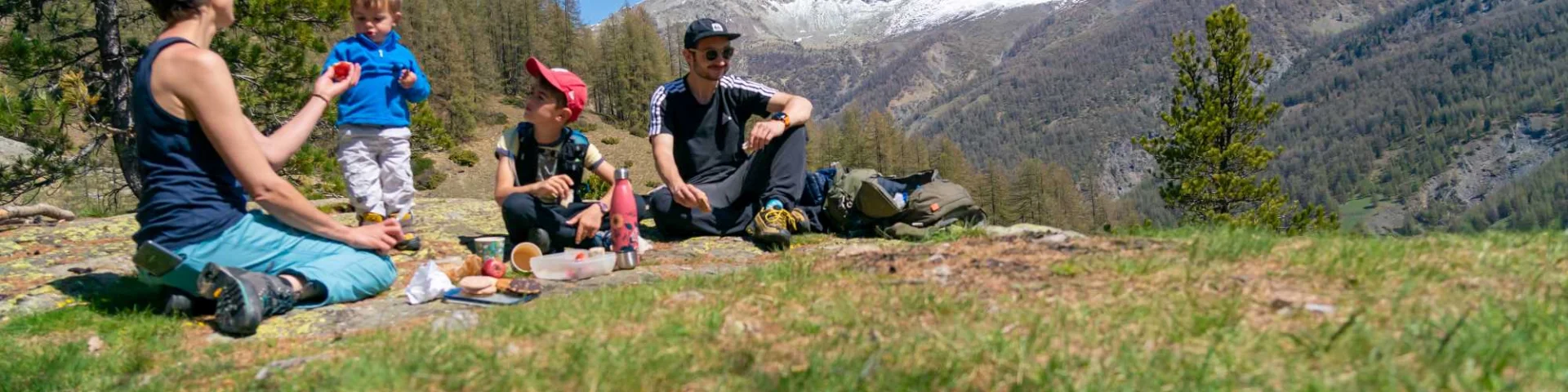 Famille dans le Queyras