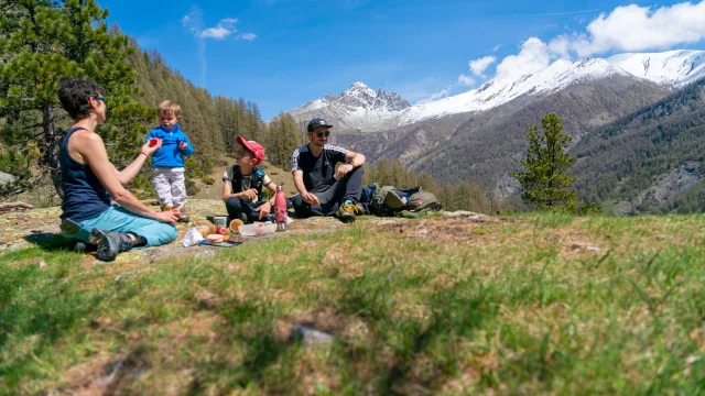 Famille dans le Queyras