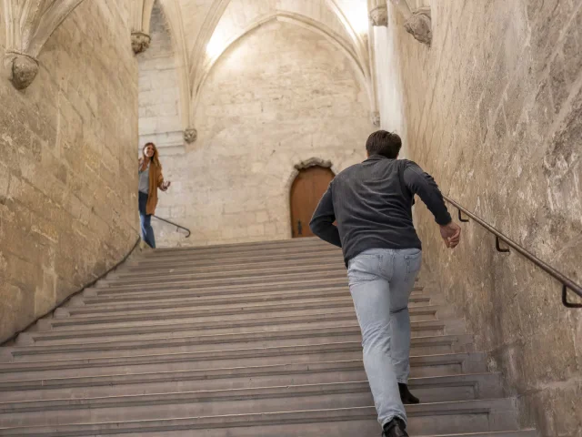 Courses dans le Palais Des Papes Avignon Vaucluse