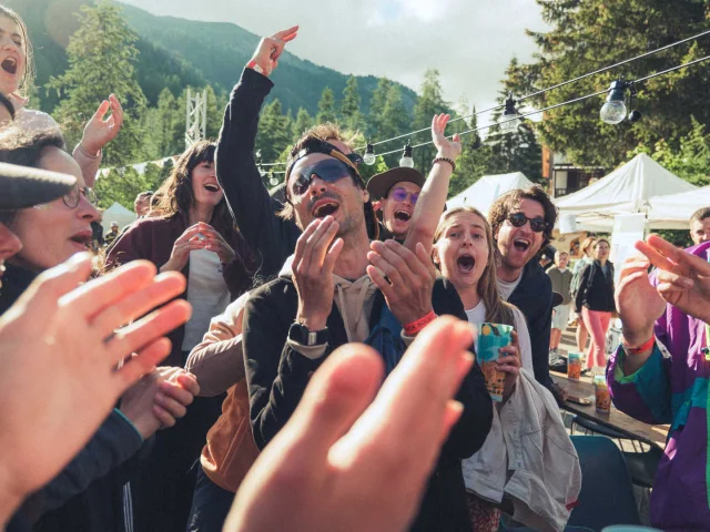 Group of happy participants on the Mad Jacques trek