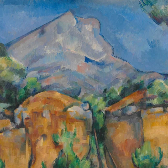 La Montagne Sainte Victoire Vue De La Carriere Bibemus Par Paul Cezanne