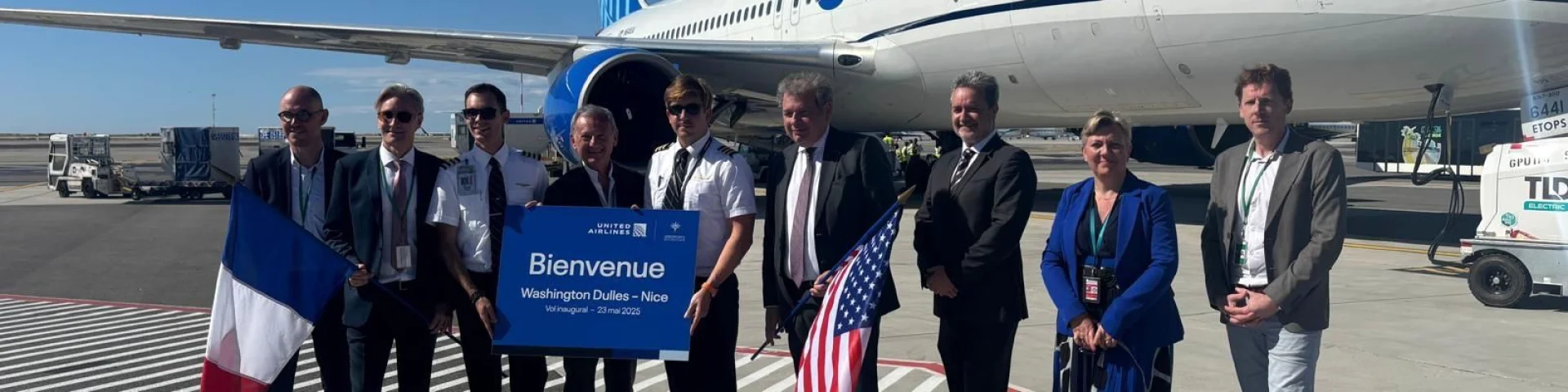 Lancement du vol Washington Nice