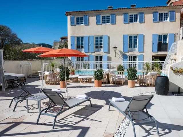 Terrasse Bâtisse Maison Berard Cadière d'Azur Provence