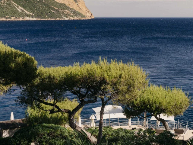 Vue Exterieur Hotel Roches Blanches Cassis Provence