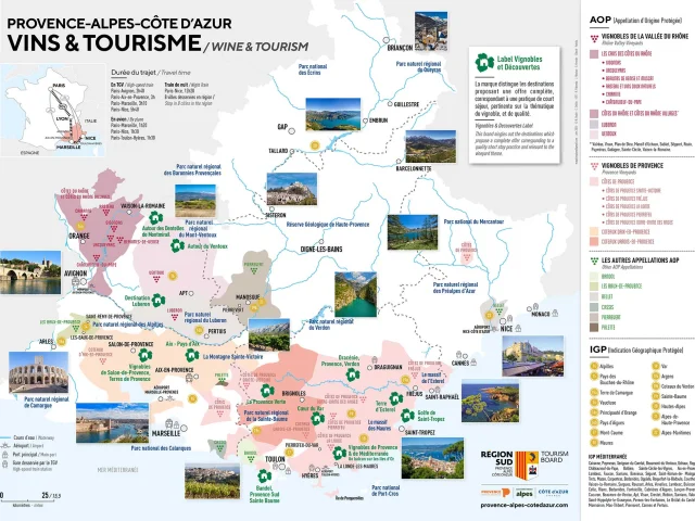 Carte Des Vins Provence Alpes Cotedazur 202506 Fr En
