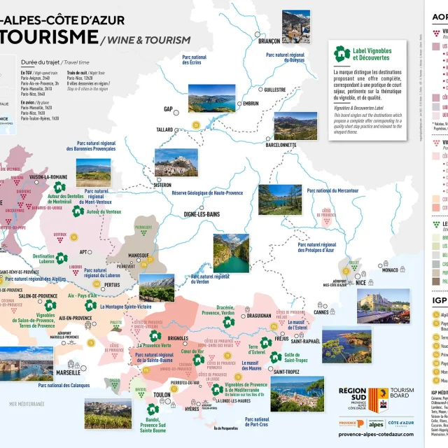 Carte Des Vins Provence Alpes Cotedazur 202506 Fr En
