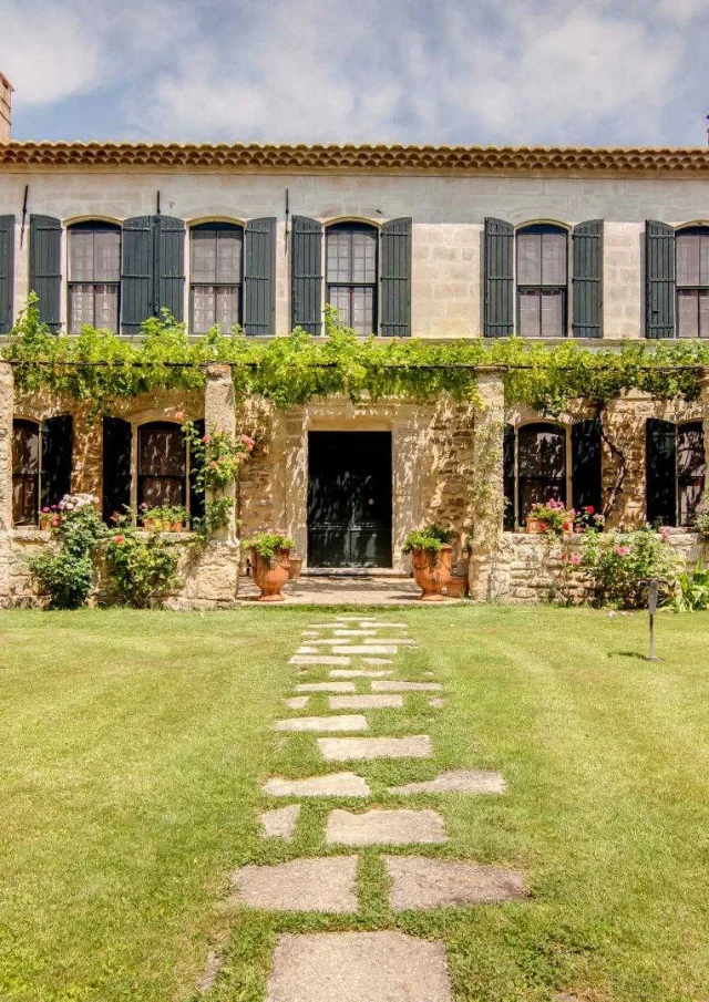 Jardin intérieur du Mas De Peint