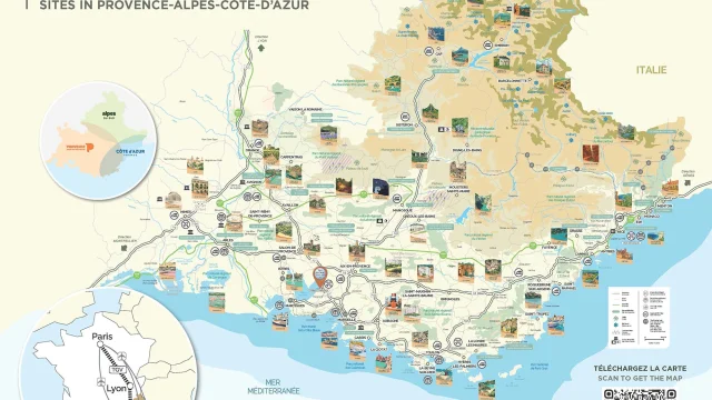 Carte Top Sites Naturels Culturels