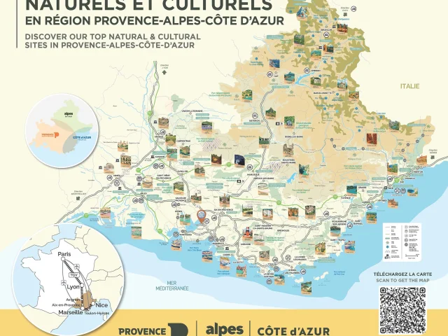 Carte Top Sites Naturels Culturels