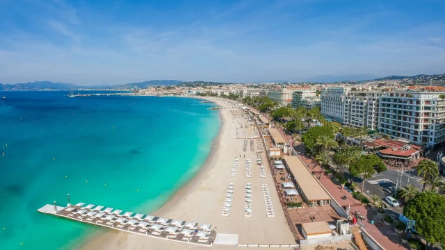La Croisette à Cannes (Alpes-Maritimes)