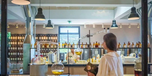 Visite du musée usine de la parfumerie Fragonard à Grasse