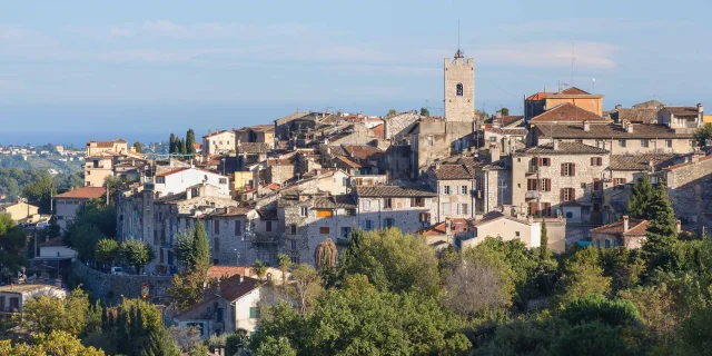 Vue du village perché de Vence