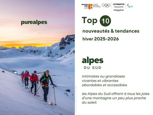 Couverture Top 10 Alpes du Sud Hiver 2025-2026