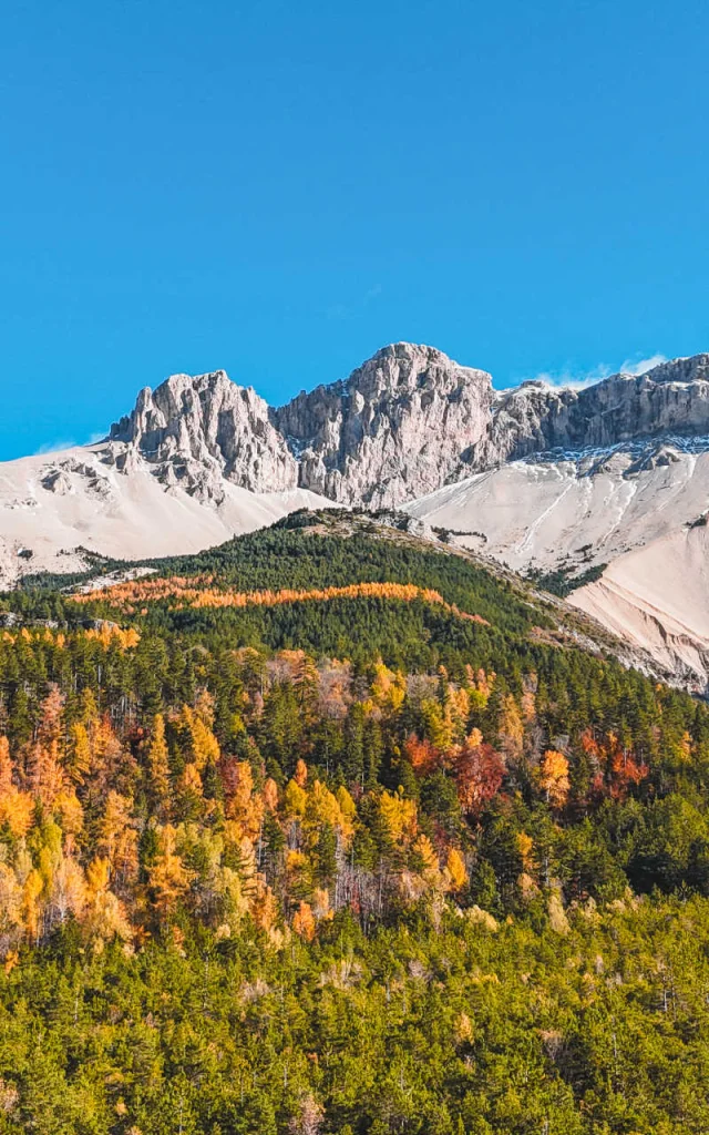 Paysage Montagne d'Arouze Le Dévoluy Automne Alpes