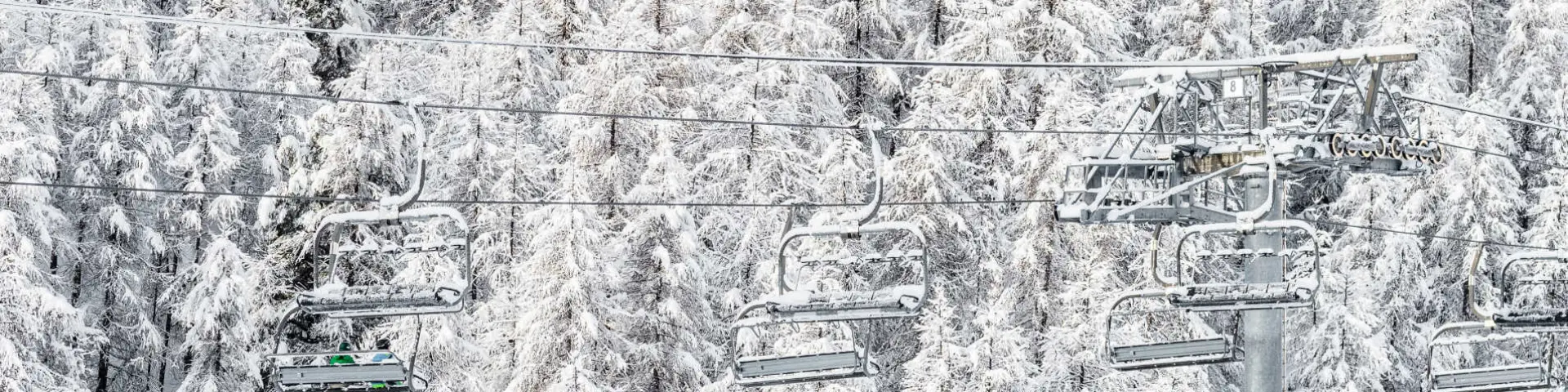 La station d'Auron sous la neige