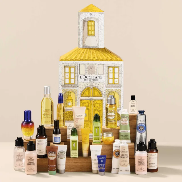 Le calendrier de l'Avent beauté de L'Occitane en Provence et ses produits de beauté