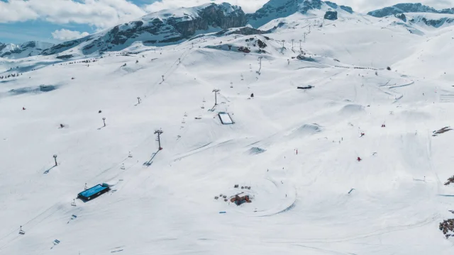The Superdévoluy snowpark