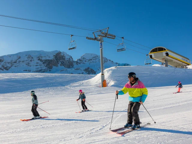 Hiver Domaine Alpin Pistes Shooting Famille Amis Dévoluy Alpes