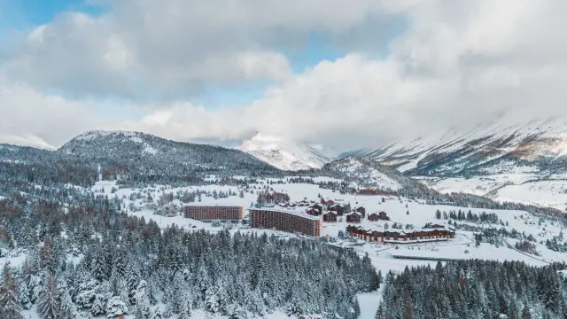 Premières neiges sur la station de Superdévoluy