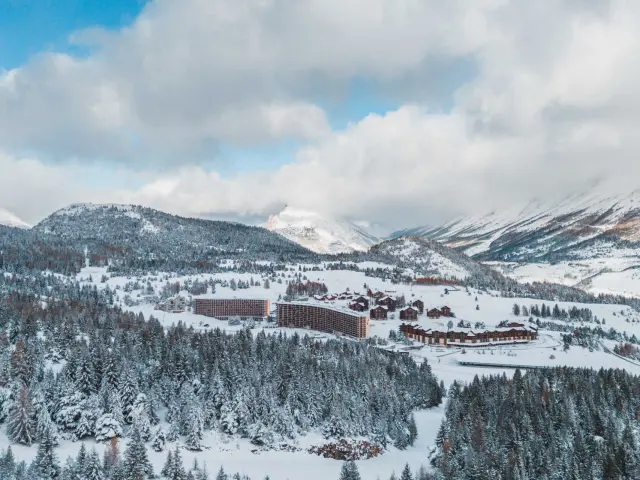 Erster Schnee im Skigebiet Superdévoluy