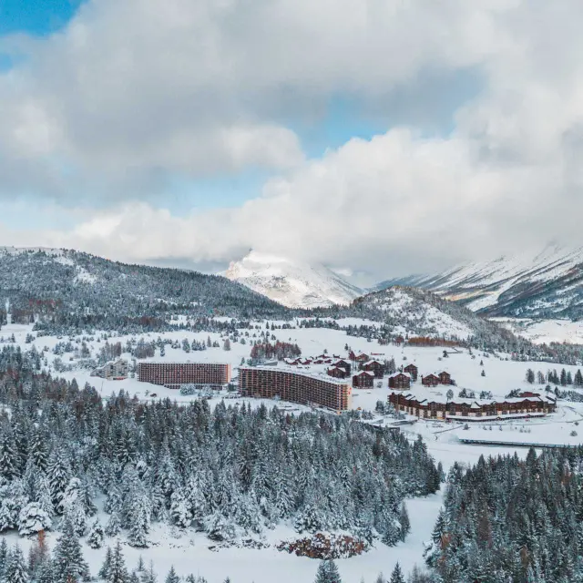 Erster Schnee im Skigebiet Superdévoluy