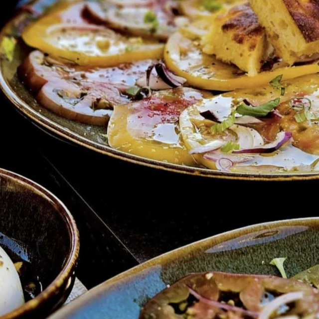 Dishes from Le 1854 restaurant