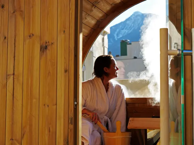 Sauna extérieur Caserne de Briançon Alpes