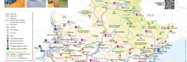 Carte Region Best Of Provence Alpes Cote Dazur Fr