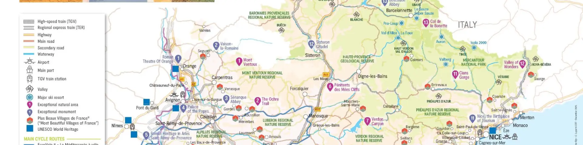 Carte Region Best Of Provence Alpes Cote Dazur En