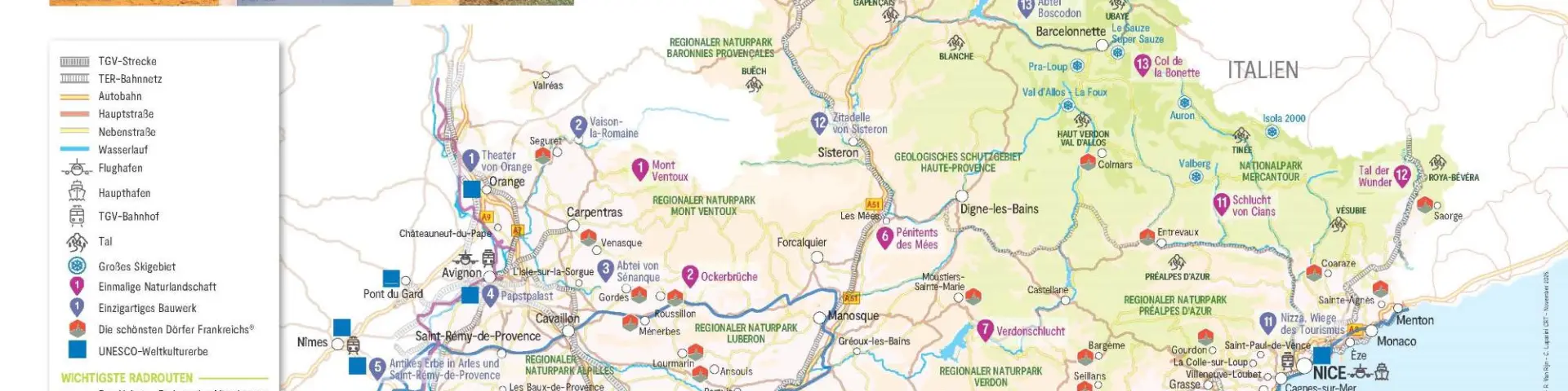 Carte Region Best Of Provence Alpes Cote Dazur De