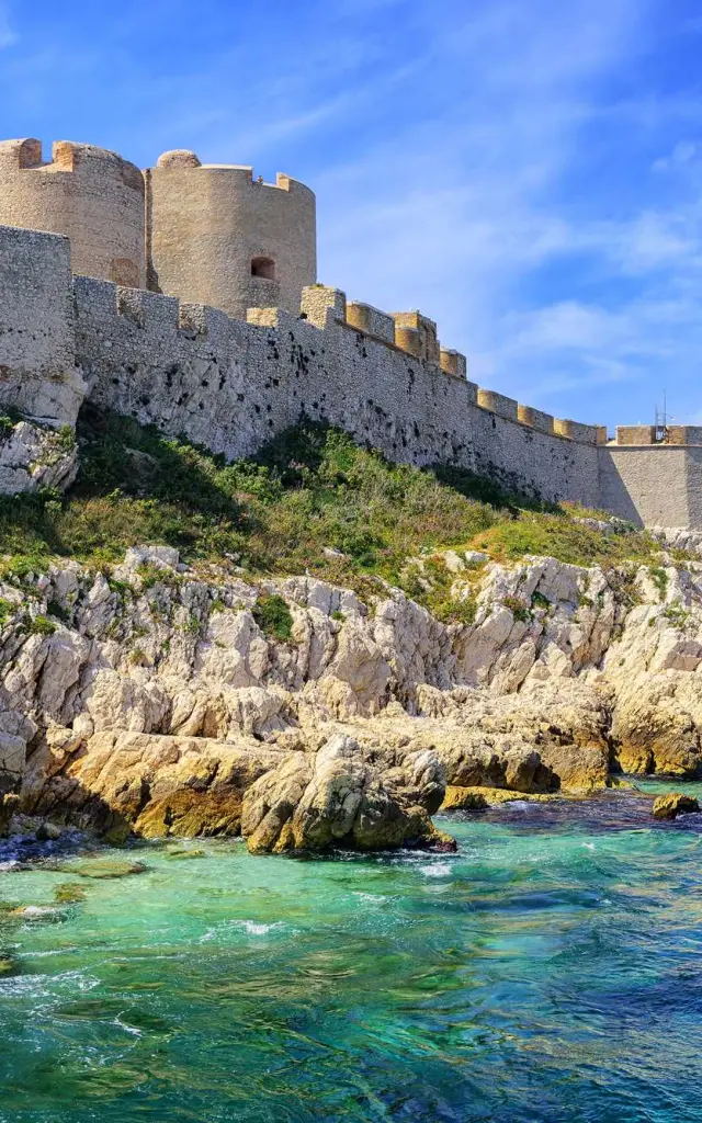 Château d'If sur une île de Marseille, France, célèbre grâce au roman de Dumas Le comte de Monte-Cristo